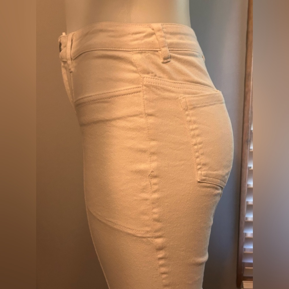 Bell bottoms, Sz S, Entro white denim, white jeans, see pics for measurements - Picture 3 of 8